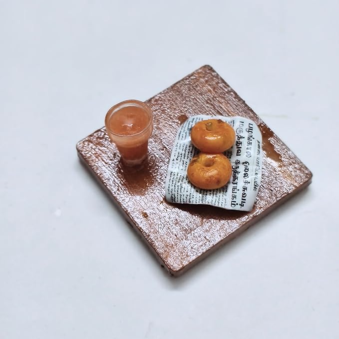 Vada and Tea Chai Fridge Magnets