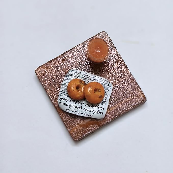 Vada and Tea Chai Fridge Magnets