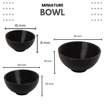 Miniature Food Bowls – Pack of 5