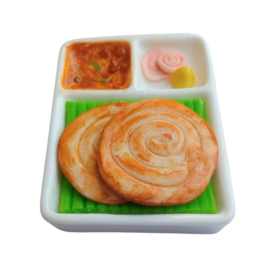 Parotta Fridge Magnet with Curry Best Souvenir Gift from India 100% Handmade Unique gifts/return gifts for any occasion
