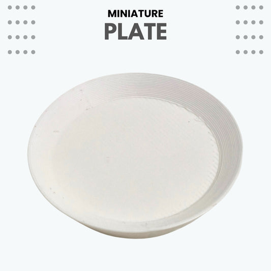 Miniature Food Plate - Round – Pack of 5