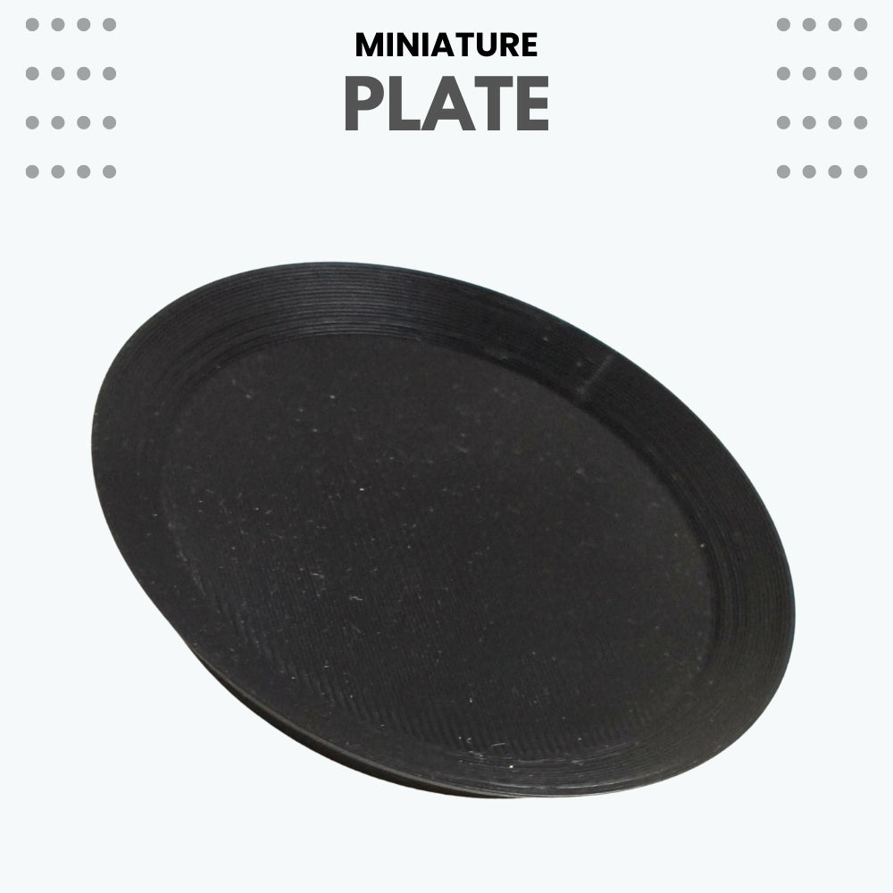 Miniature Food Plate - Round – Pack of 5