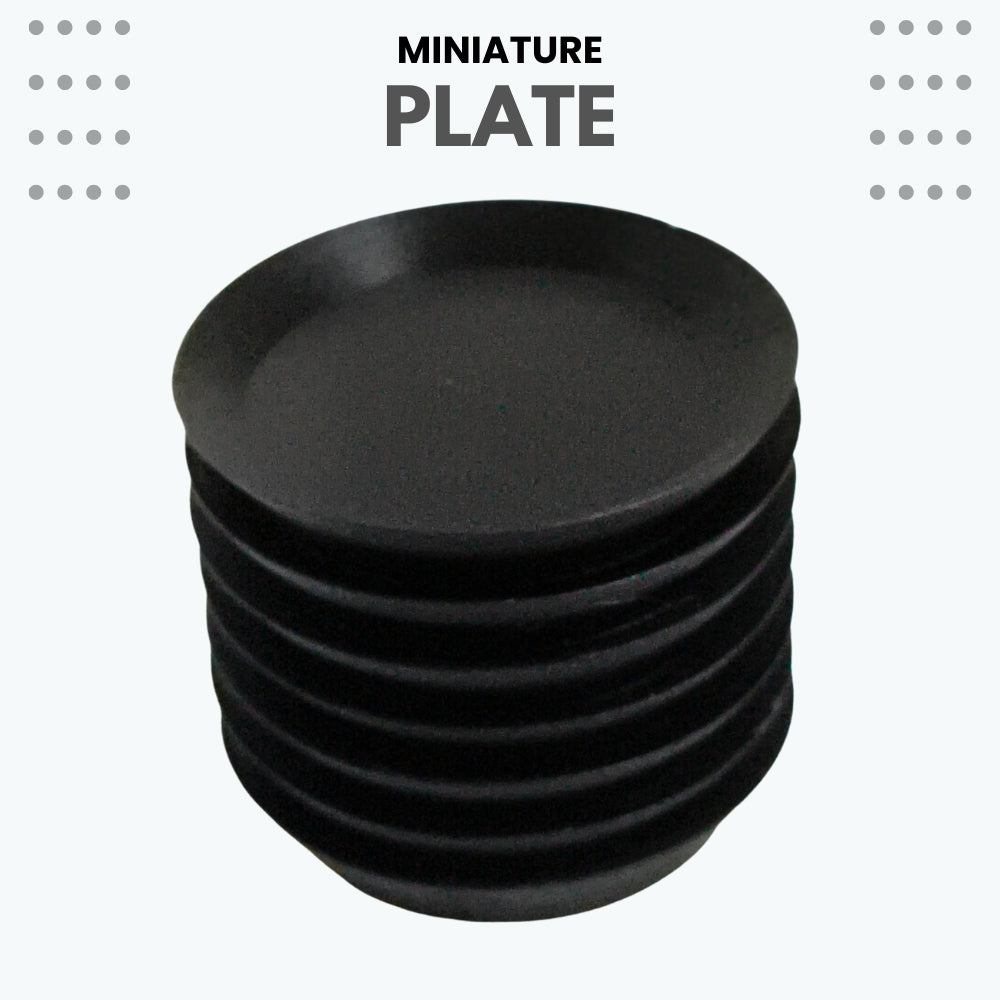 Miniature Food Plate - Round – Pack of 5