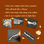 Lotus Wicks for Puja | Thamarai Thandu Thiri | Lotus Stem Wicks for Pooja | Tamara Vathulu Wick | Original - Bring Home Prosperity and Abundance and Lakshmi