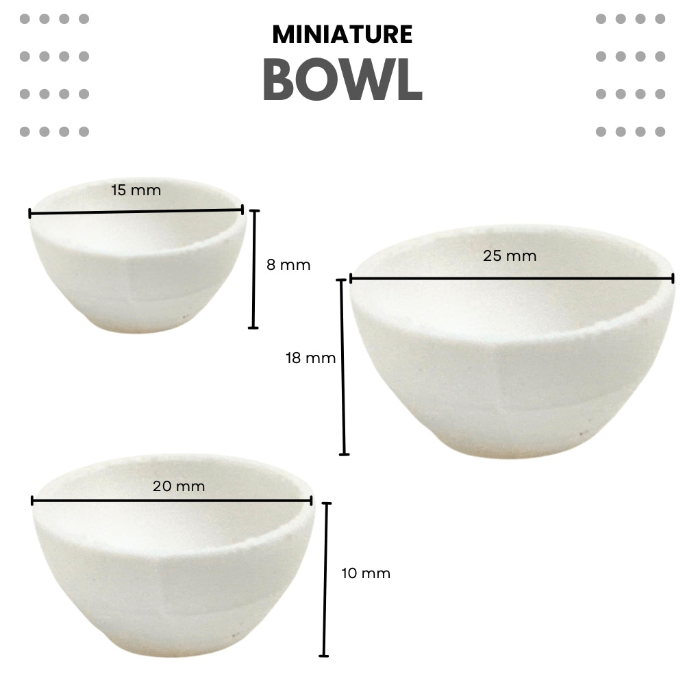 Miniature Food Bowls – Pack of 5