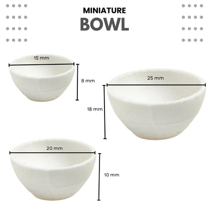 Miniature Food Bowls – Pack of 5