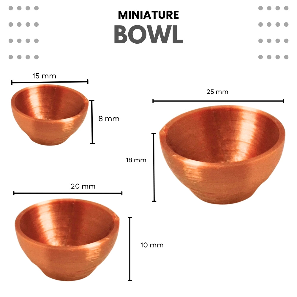 Miniature Food Bowls – Pack of 5