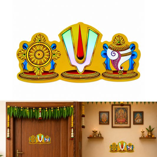 Sangu Chakra Namam Sticker Style 1