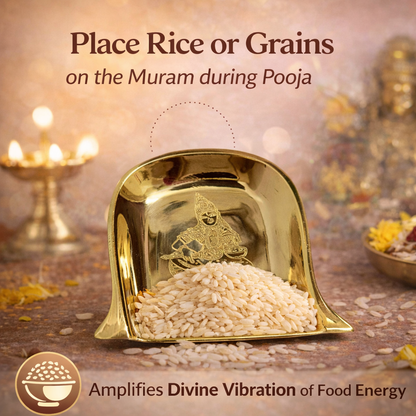AnnaPoorani Brass muram for Pooja