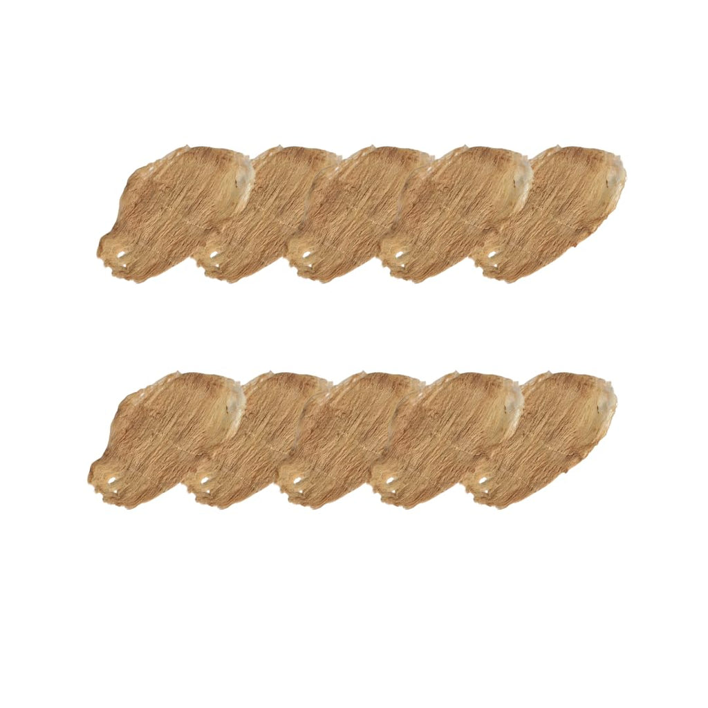 Vazhaithandu Thiri (Pack of 10) / Arati Dindu Vatthulu/Banana Stem Wicks for Pooja Deepam | Natural Handmade Thiri for Temple and Home Use