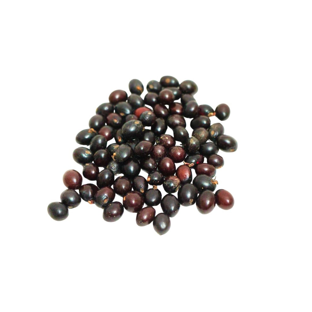 Black Kundumani (108 pcs) / Black Chirmi Seeds for Pooja | Kali Gunja Beej | Spiritual Protection Seeds for Mandir & Rituals