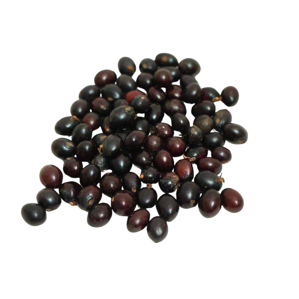 Black Kundumani (108 pcs) / Black Chirmi Seeds for Pooja | Kali Gunja Beej | Spiritual Protection Seeds for Mandir & Rituals