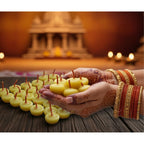 Ghee Wicks for Pooja (1 Pack - Contains 30 Wicks) | ghee Wicks puja Diya Nei deepam vilakku batti vathulu vattulu thiri