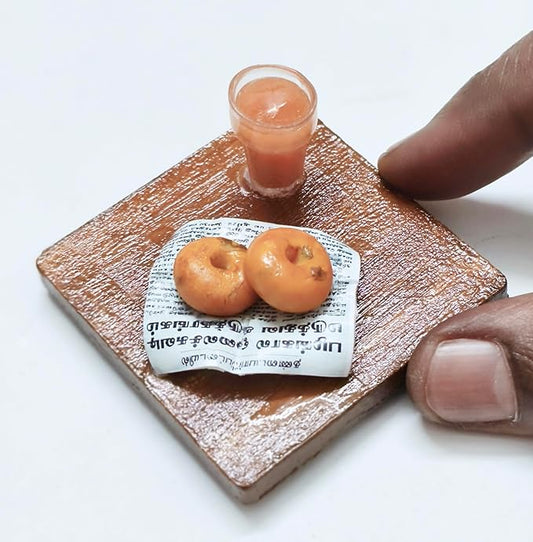 Vada and Tea Chai Fridge Magnets