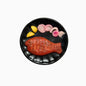 3D Fridge Magnet Fish Fry Kerala Food Miniature
