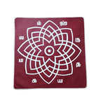 Kolam Stickers for Pooja - Aishwarya Lakshmi, hrudaya kamalam, kubera Yantra Number, om saravanabava - set of 4