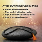 Karungali Malai Original 108 beads,(8mm), Karungali Mala | Natural Unpolished Black Ebony Wood Mala Chain