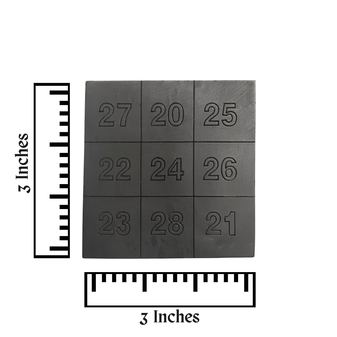 Karungali Kuber Yantra | Karungali Kubera Yantra 3 Inch Size | Ebony Wood Yantra for Wealth and Money