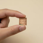 Kubera Number Yantra for Wallet (1 Inch, 1 Piece) Small Size Copper Kubera Yantra | Yantram for wealth money gowth success