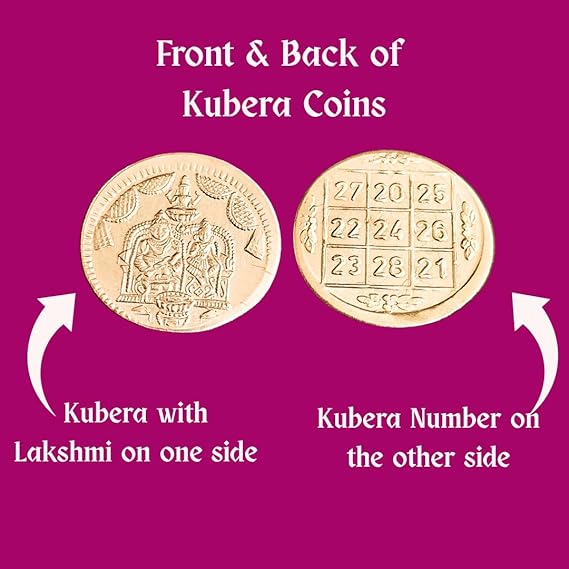 Kuber Puja Kit | Kuber Pooja Set | Lakshmi Kubera Pooja Set | Lakshmi Ganesh Puja Kit | Mahalakshmi Puja Kit, 9 Items 9 Nos Combo