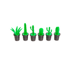 Cute Cactus Fridge Magnets | Decorative Magnets for Fridge, Whiteboard, Locker & Kitchen | Strong Magnetic Decor for Home & Office