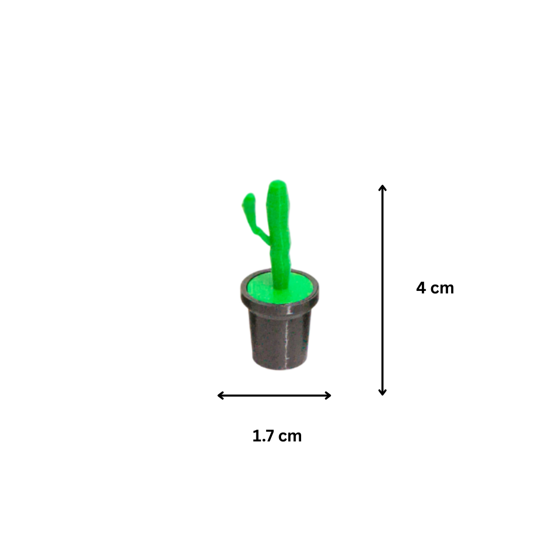 Cute Cactus Fridge Magnets | Decorative Magnets for Fridge, Whiteboard, Locker & Kitchen | Strong Magnetic Decor for Home & Office