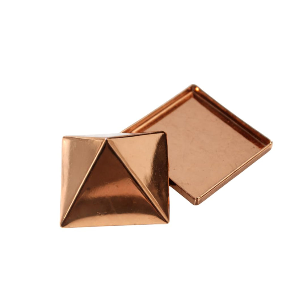 Copper Vastu Pyramid for Home, Business, Office 1 Inch with Base | Spiritual
