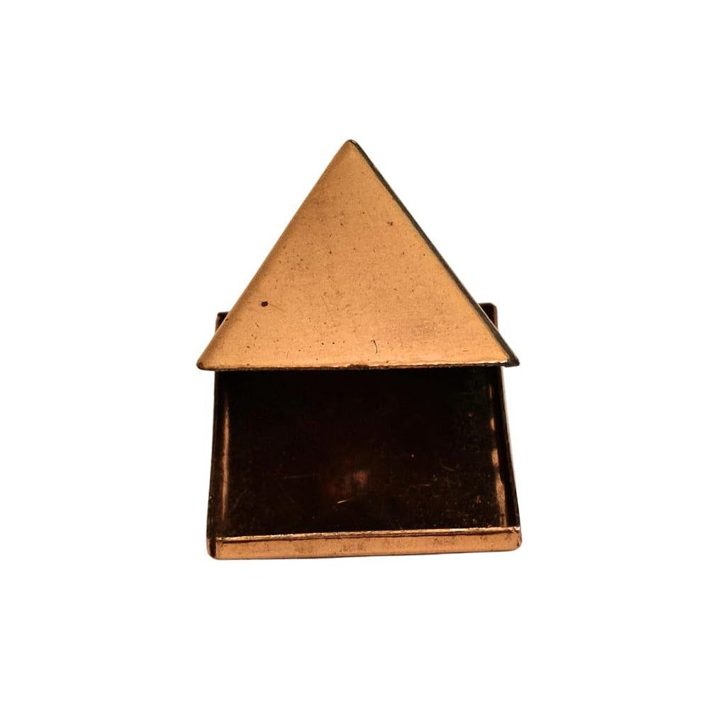 Copper Vastu Pyramid for Home, Business, Office 1 Inch with Base | Spiritual