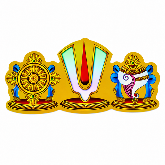 Sangu Chakra Namam Sticker Style 1