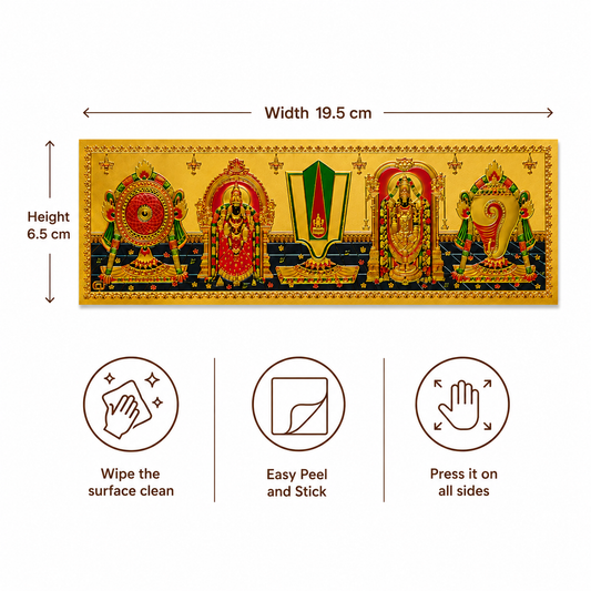 Sangu Chakra Namam Sticker Style 4