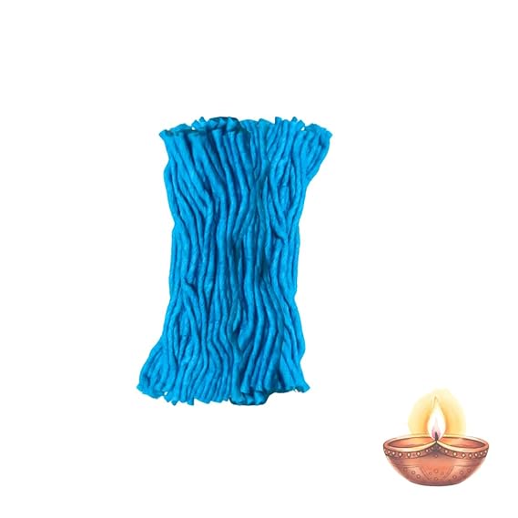 Cotton Wicks Blue (108 Pieces)