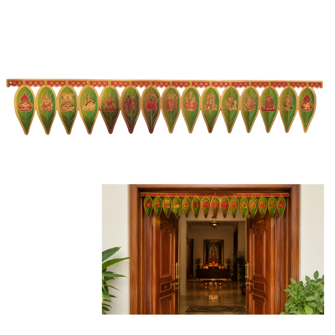 Toran - Gold Mango Leaves