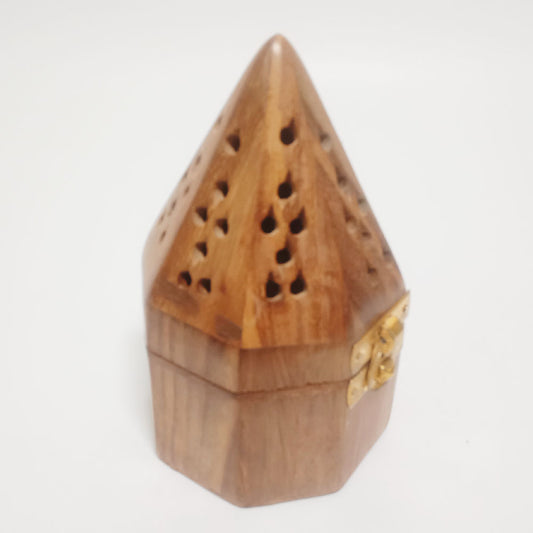 Octagon Handmade High-Quality Sheesham Wooden Dhoop