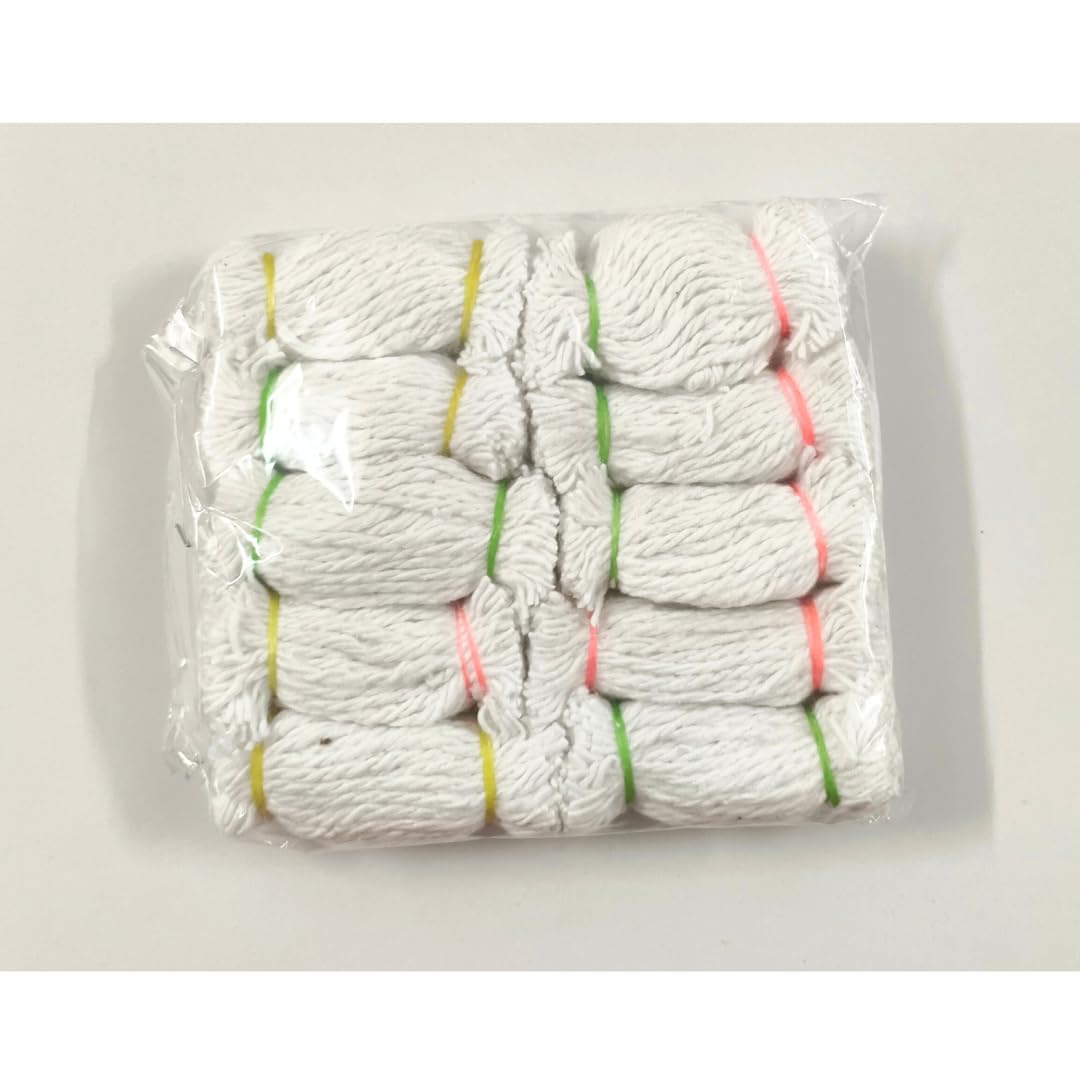 1008 Wicks Diya batti 3 ply Twisted Cotton Thread (1 Pack of 1008 Wicks) | Karthik maasa Vathulu | Karthigai Deepa thiri | Pure White Vattulu | Wick for Pooja Temple Rituals