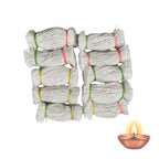1008 Wicks Diya batti 3 ply Twisted Cotton Thread (1 Pack of 1008 Wicks) | Karthik maasa Vathulu | Karthigai Deepa thiri | Pure White Vattulu | Wick for Pooja Temple Rituals
